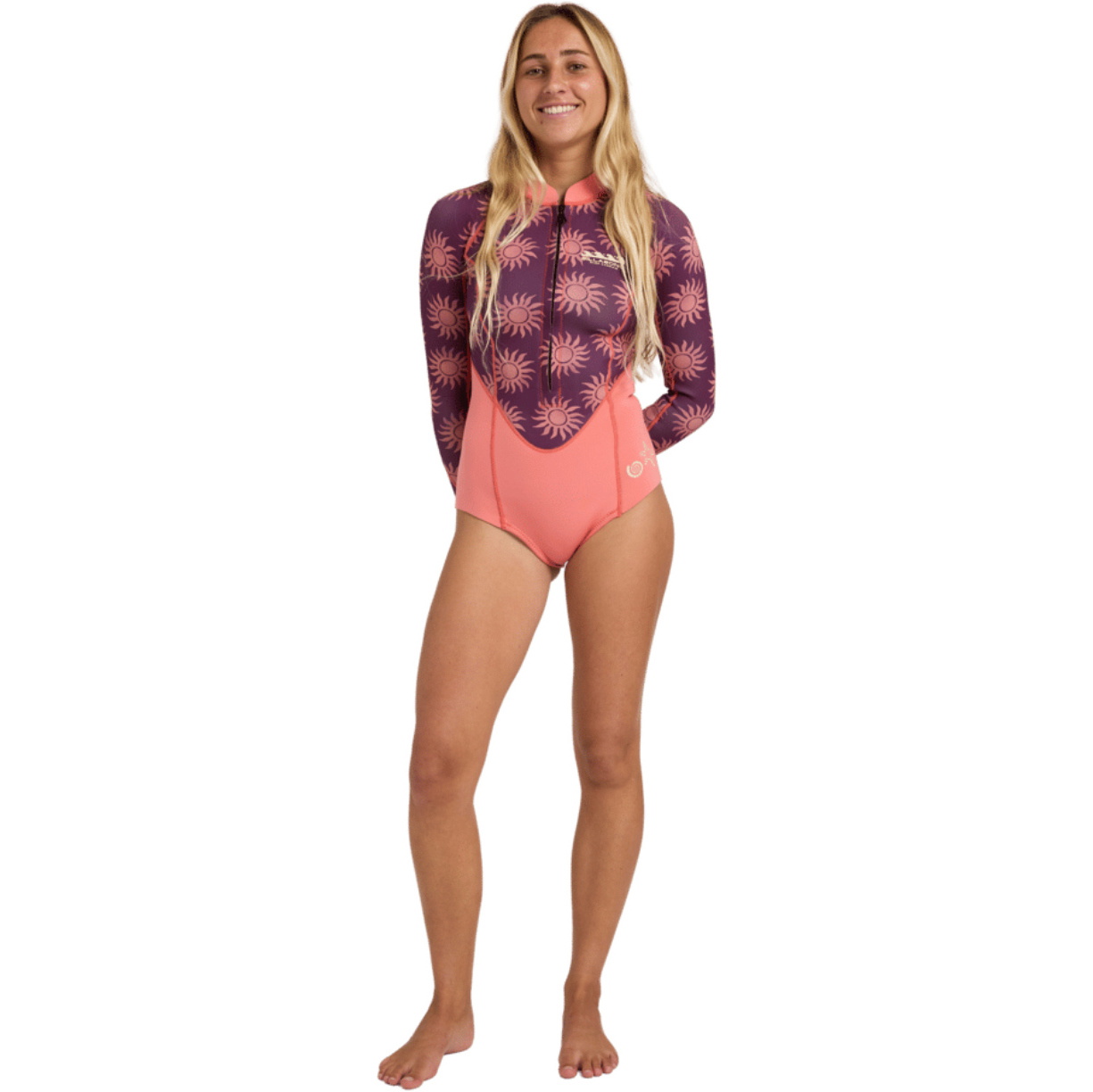 2026 Billabong Womens Salty Dayz 2mm Long Sleeve Springsuit Wetsuit ABJW400136 - Eggplant